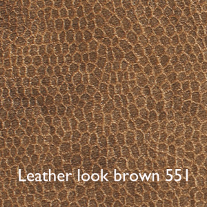 Faunal brun leather look 551
