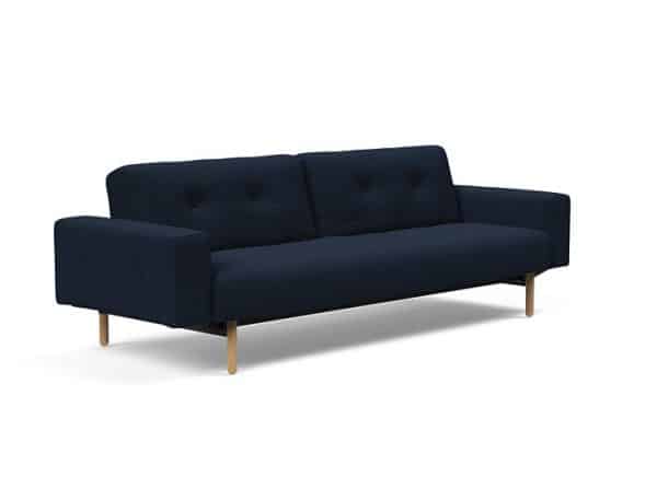 Ample Stem Sofa Bed With Arms 528 Mixed Blue