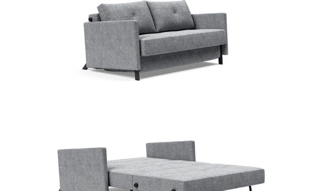 Cubed 02 140 bäddsoffa med armstöd från Danska Innovation Living
