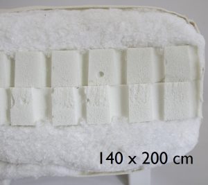 140 x 200 cm Double latex