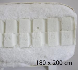 180 x 200 cm Double latex