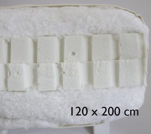120 x 200 cm Double latex