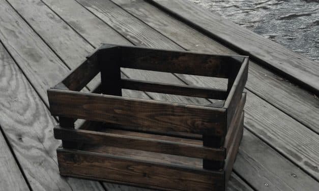 Äppellåda vintage vax, gör det själv kit liten