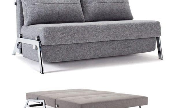 Cubed 02 140 Chrome bäddsoffa från Danska Innovation Living