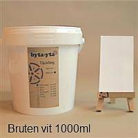 Bruten vit 125ml