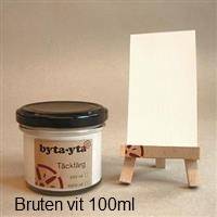 Bruten vit 125ml