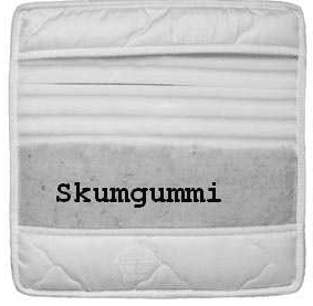 Skumgummi 6st