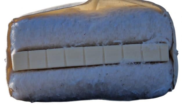 Singel latex futon 100 x 200cm i natur bomullstyg outlet