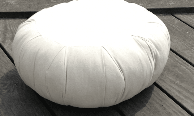 Yoga sitt-puff i valfritt tyg