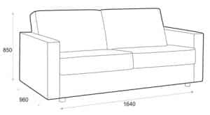 Modul 140 bädd 140cm