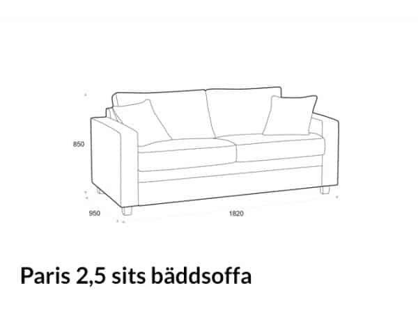 hovden mobel paris 2 5 sits dimensions