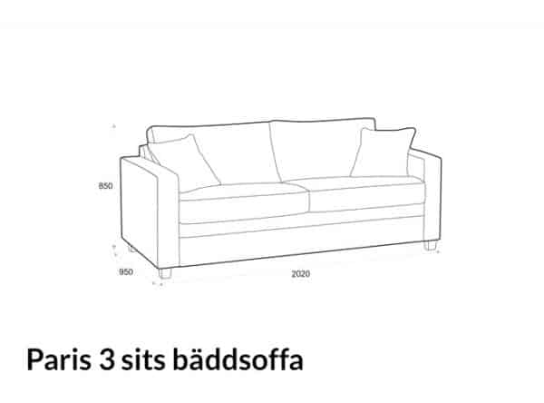 hovden mobel paris 3 sits dimensions