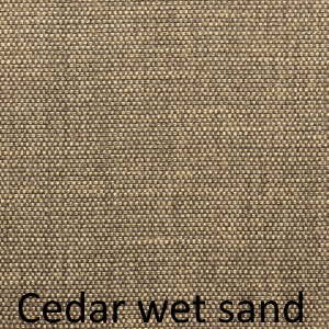 Cedar wet sand