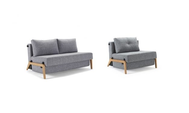Cubed 02 Wood (140+90) bäddsoffa och fåtölj från Danska Innovation Living