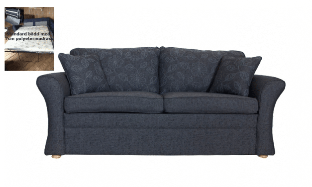 Julia 3-sits bäddsoffa i ditt eget insända tyg