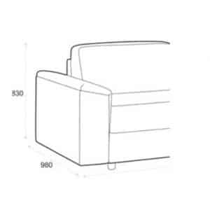 Storage arm rest