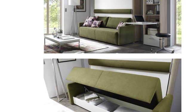 2Wei Raum Wunder liggande sängskåp 140cm med soffa