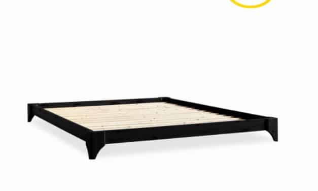 Elan sängram 180 svart outlet