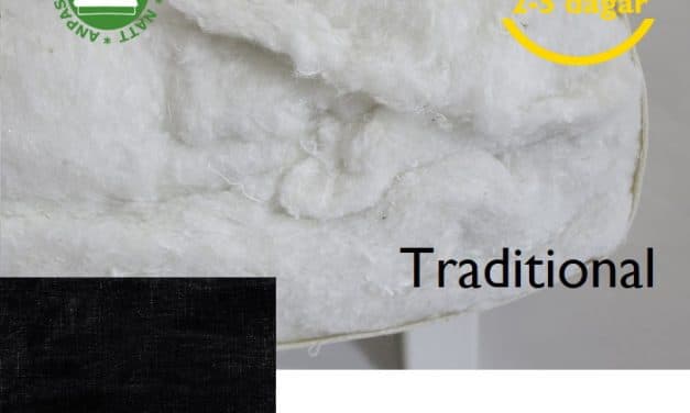 Traditionell futonmadrass 70x200cm i svart linne tyg outlet