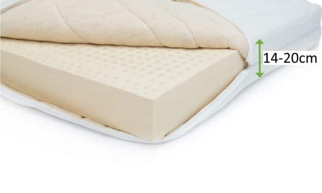 Överdrag till latexmadrass med ull lager 180x200cm outlet