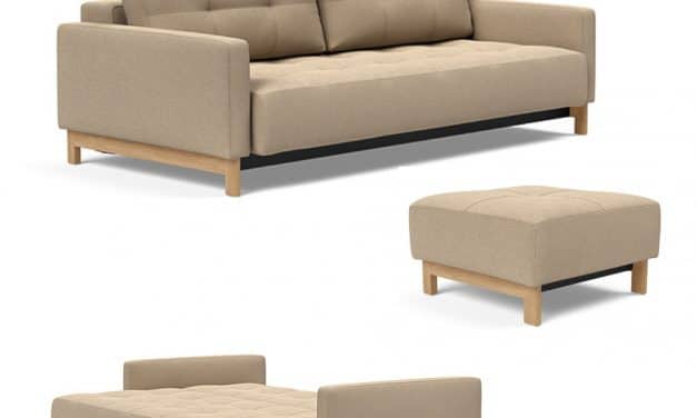 Pyxis delux bäddsoffa och fotpall set från Innovation living
