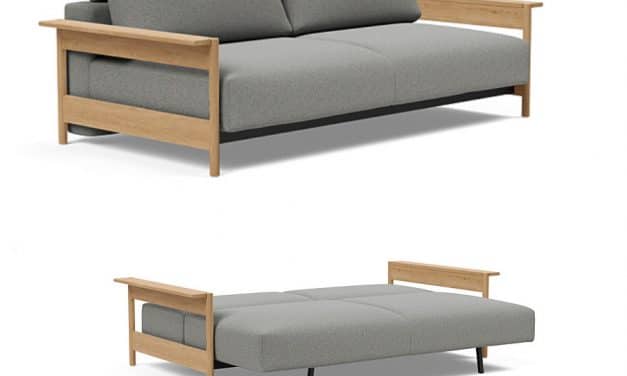 Malloy wood bäddsoffa och fotpall från Innovation living