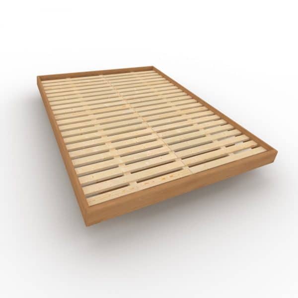 Carre bed frame caramel 1