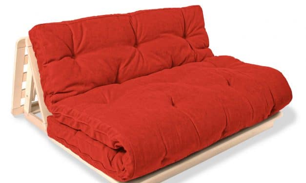 Layti 140 bäddsoffa röd från Woodman Ukraine outlet.