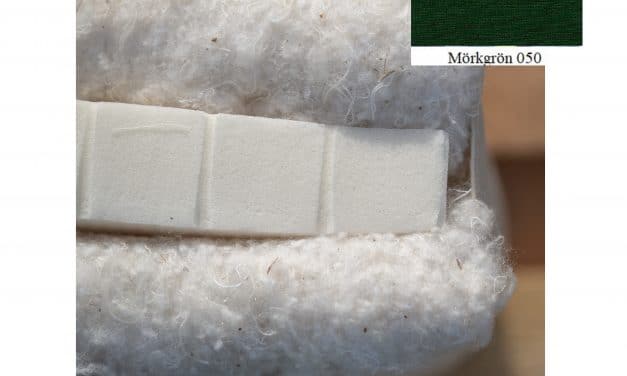Medium tjock single latex 8cm futon 130 x200cm i 050 grön outlet.