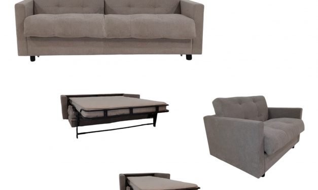 Simris bäddsoffa och fåtölj paketpris