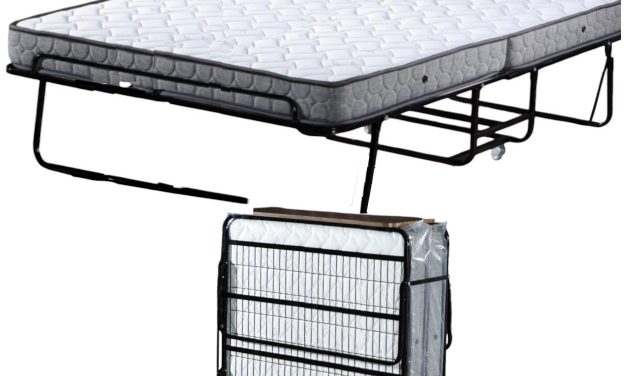 Hotell extra säng på hjul med 12cm skummadrass 120 x 190cm 10 pack