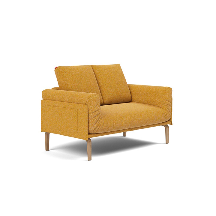 Rollo ramöverdrag i tyg 536 Bouclé Ochre - Bild 2