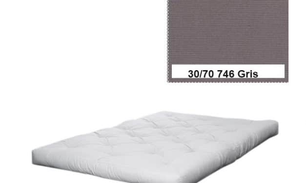 Futonmadrass från Karup, 70 x 200 i 746 mellangrå