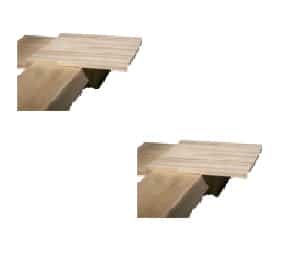 2st Elevated board as night side table / 2st Upphöjd skiva som nattduksbord