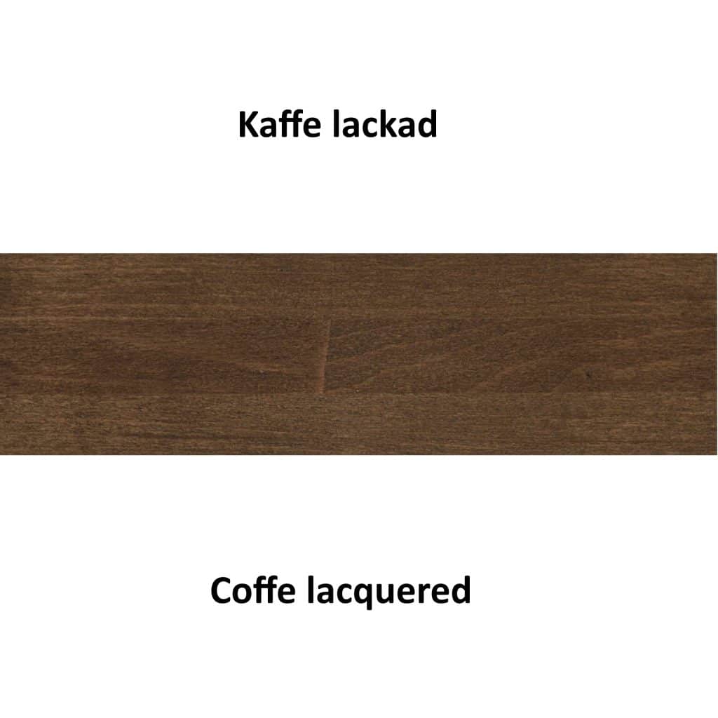 Coffee finger jointed beech wood  / Kaffe lackad stavlimmad bok