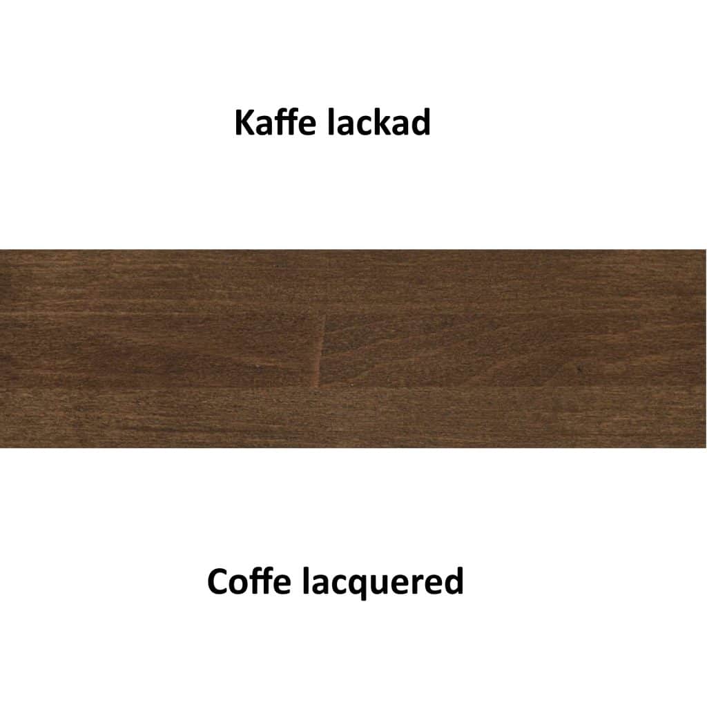 Coffee finger jointed beech wood / Kaffe lackad stavlimmad bok