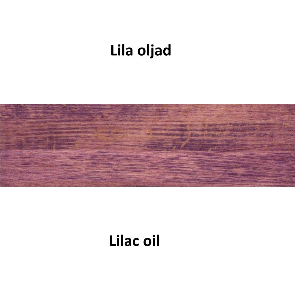 LIlac oljad stavlimmad bok / Lilac oiled fingerjointed beech wood.