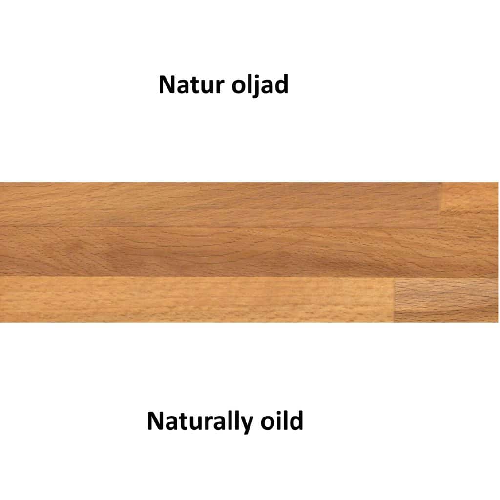 naturally oiled finger jointed beech / Natur oljad fingerskarvad bok