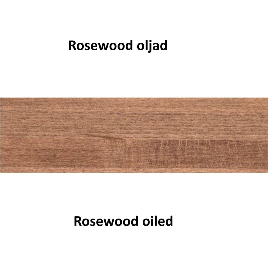 Rosewood oljad stavlimmad bok / Rose wod oiled finger jointed beech wood