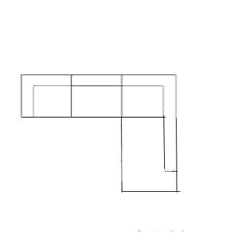 140  bed + corner + extension right / 140cm bädd + hörna + schäslong höger