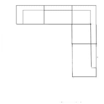 160 bed + corner+ 1 seat+ extension right / 160 bädd + hörna + 1 sitt plats + schäslong höger