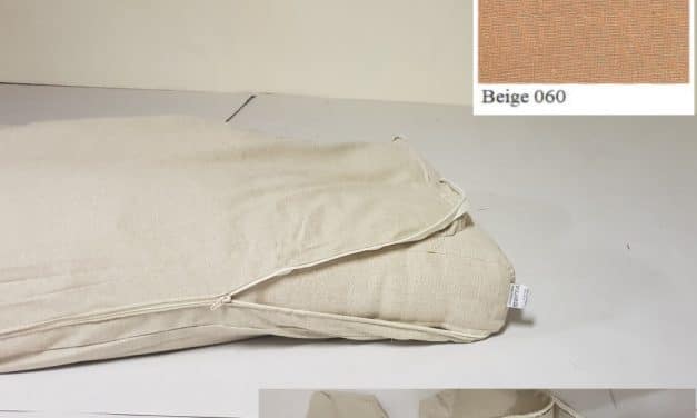 Överdrag till futonmadrass i standard tjocklek 140 x200cm i beige Outlet
