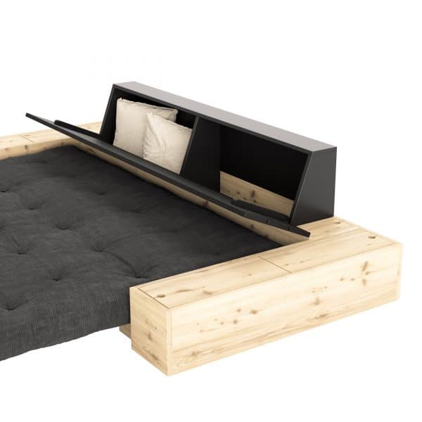 Base futonbaddsoffa fran Karup design med forvaringslada med lock