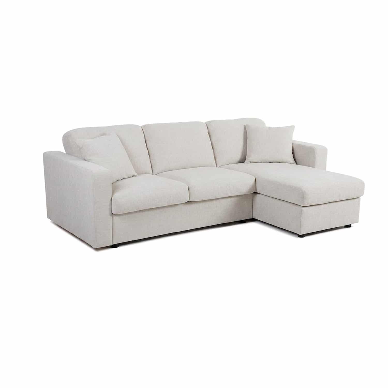 Bästekille bäddsoffa med schäslong från Österlen inredning med 17cm tjock madrass - Bild 3