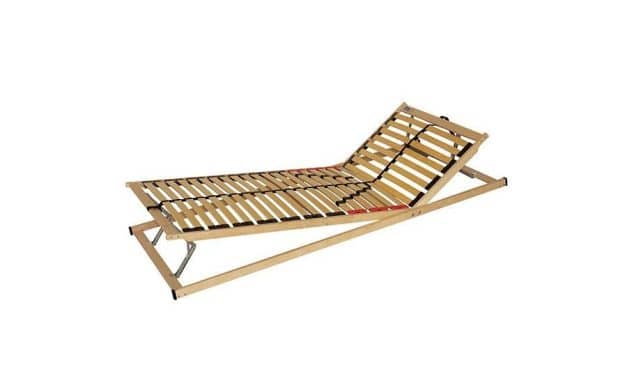 Ergoflex ställbar ribbotten med ställbar huvud och fot del