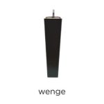 Fyrkantiga Wenge 22,5cm höga /  Square  Wnge 22,5cm