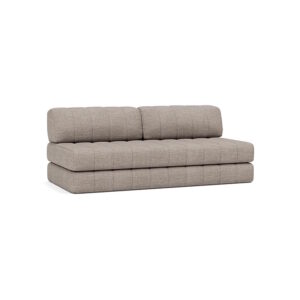 Cozy pad bäddsoffa i 472 Yuveno Warm Grey Outlet