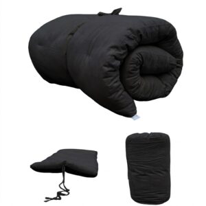 Travel futon i svart 001 outlet